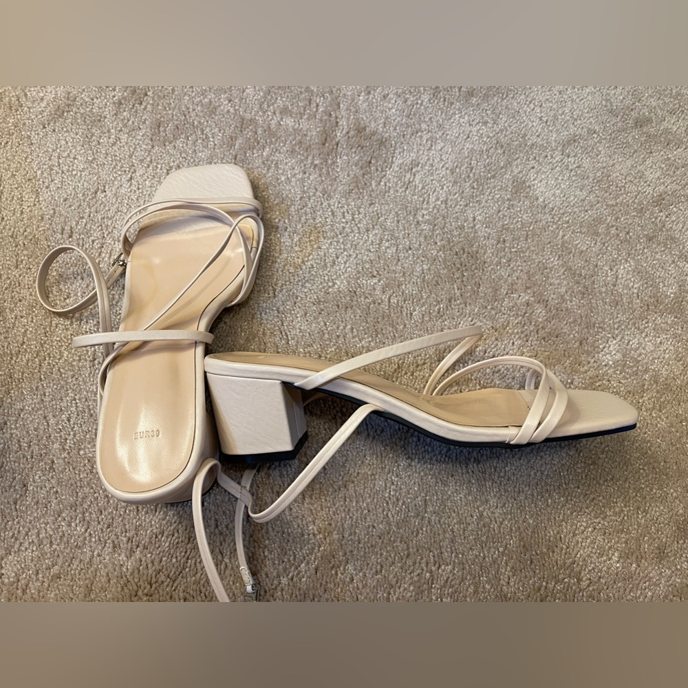 Cream heels